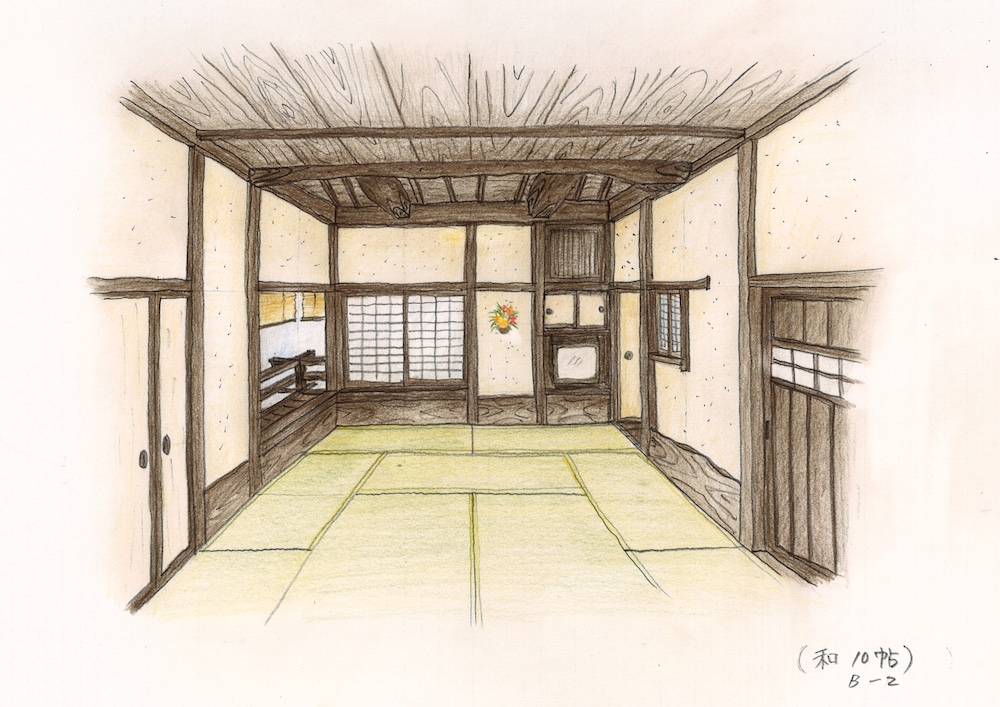 ふじ屋客室パース